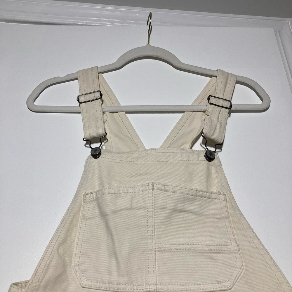 Brandy Melville John Galt Cream Utility Overalls - Picture 4 of 8